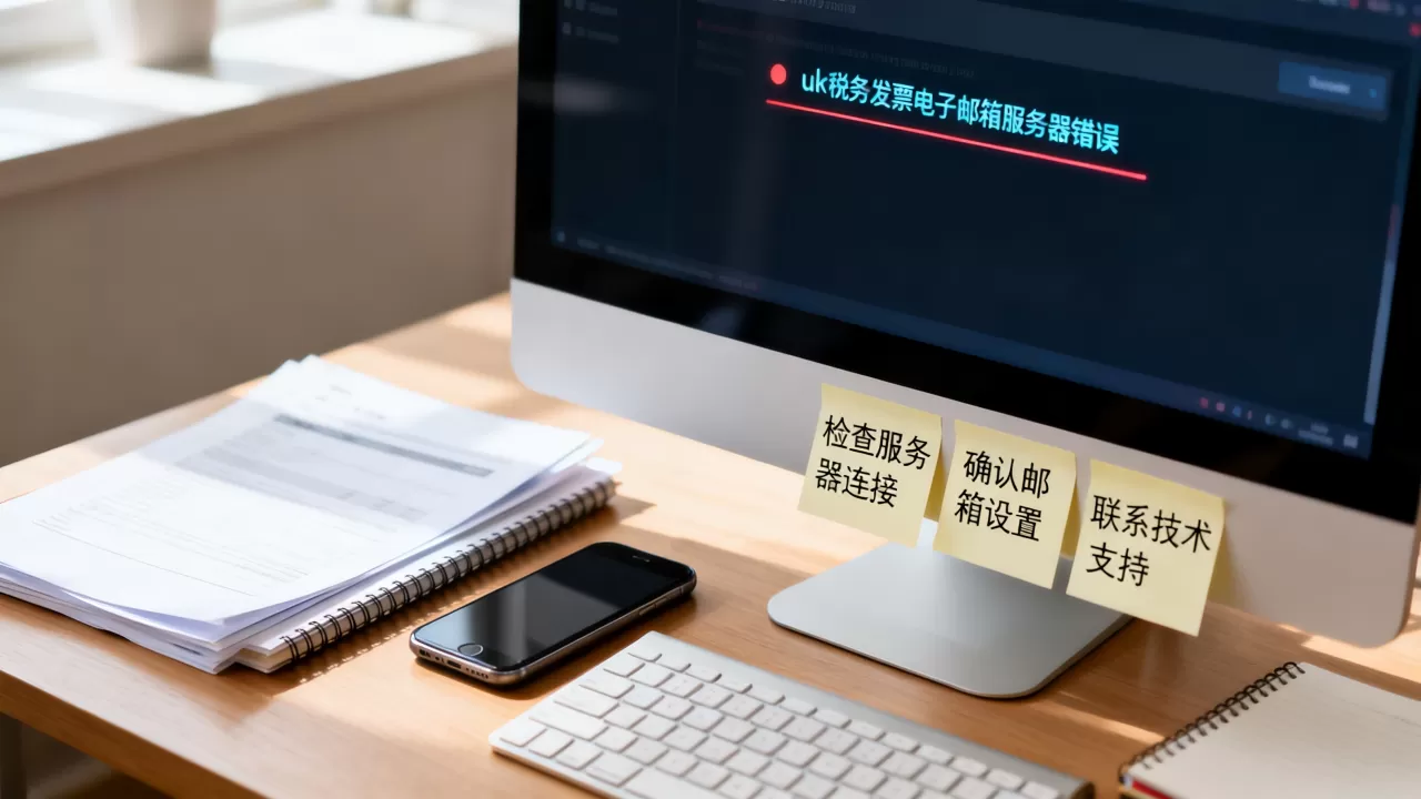 uk税务发票电子邮箱服务器错误怎么办,如何解决? uk税务发票电子邮箱服务器错误怎么办,如何解决?