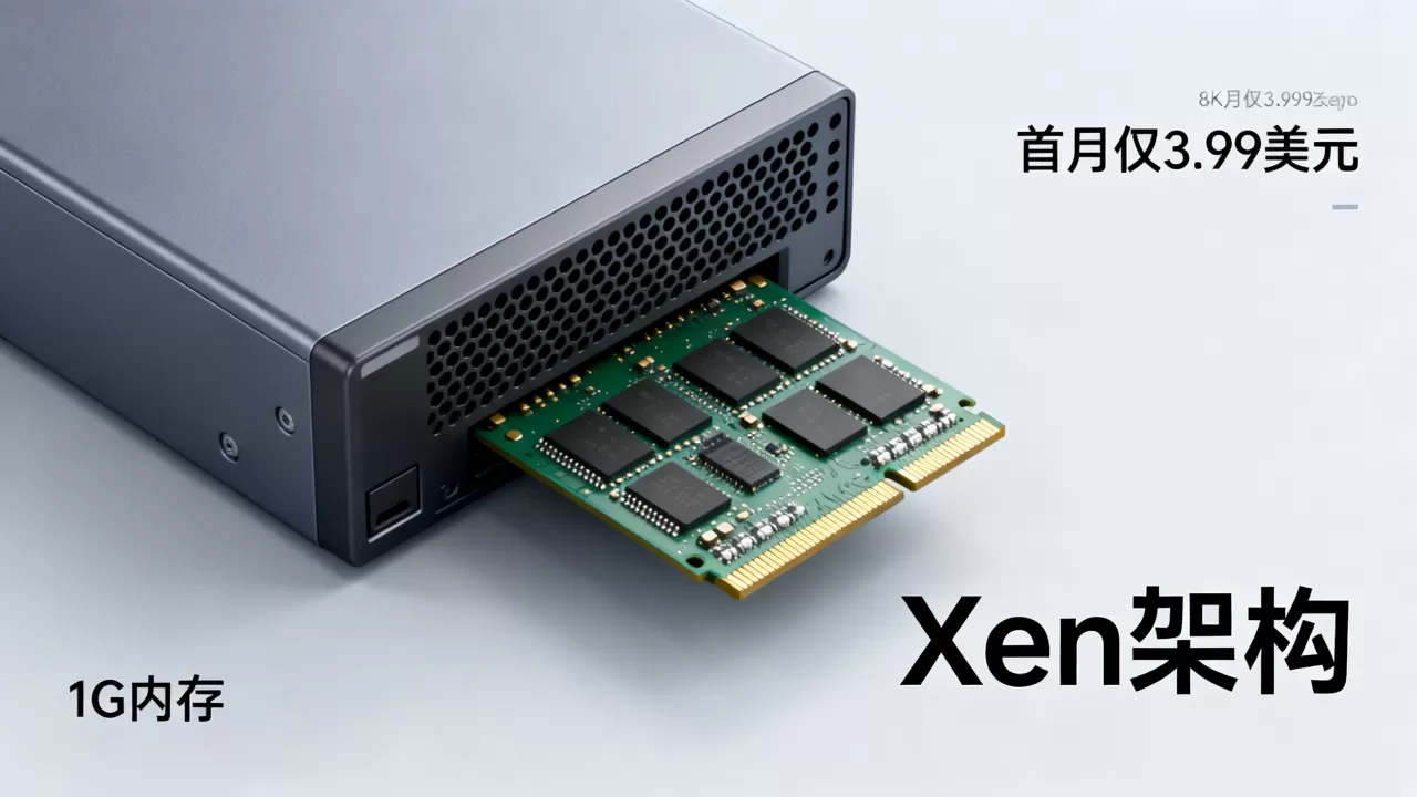 Xen架构1G内存VPS首月仅3.99美元?性价比怎么样 Xen架构1G内存VPS首月仅3.99美元?性价比怎么样