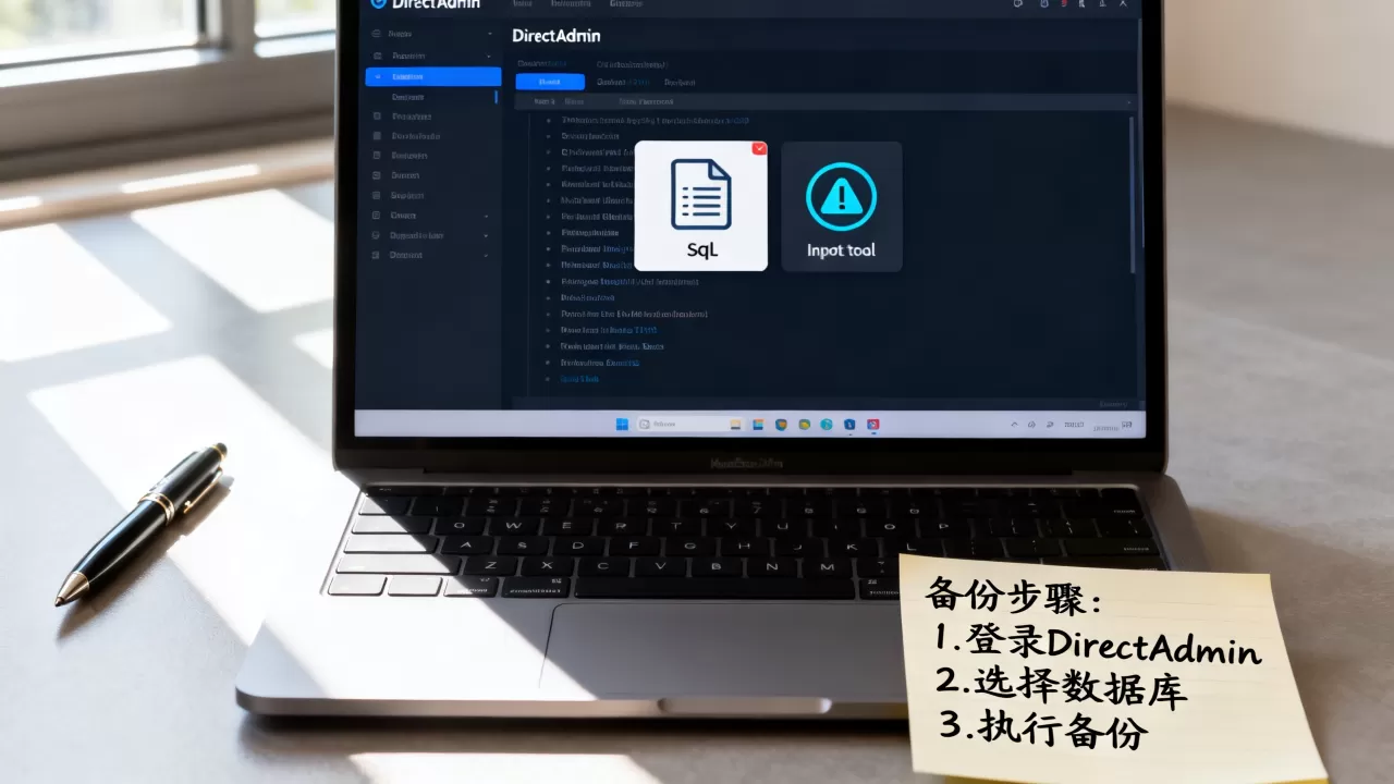 DirectAdmin数据库快速备份导入怎么做?,备份方法? DirectAdmin数据库快速备份导入怎么做?,备份方法?