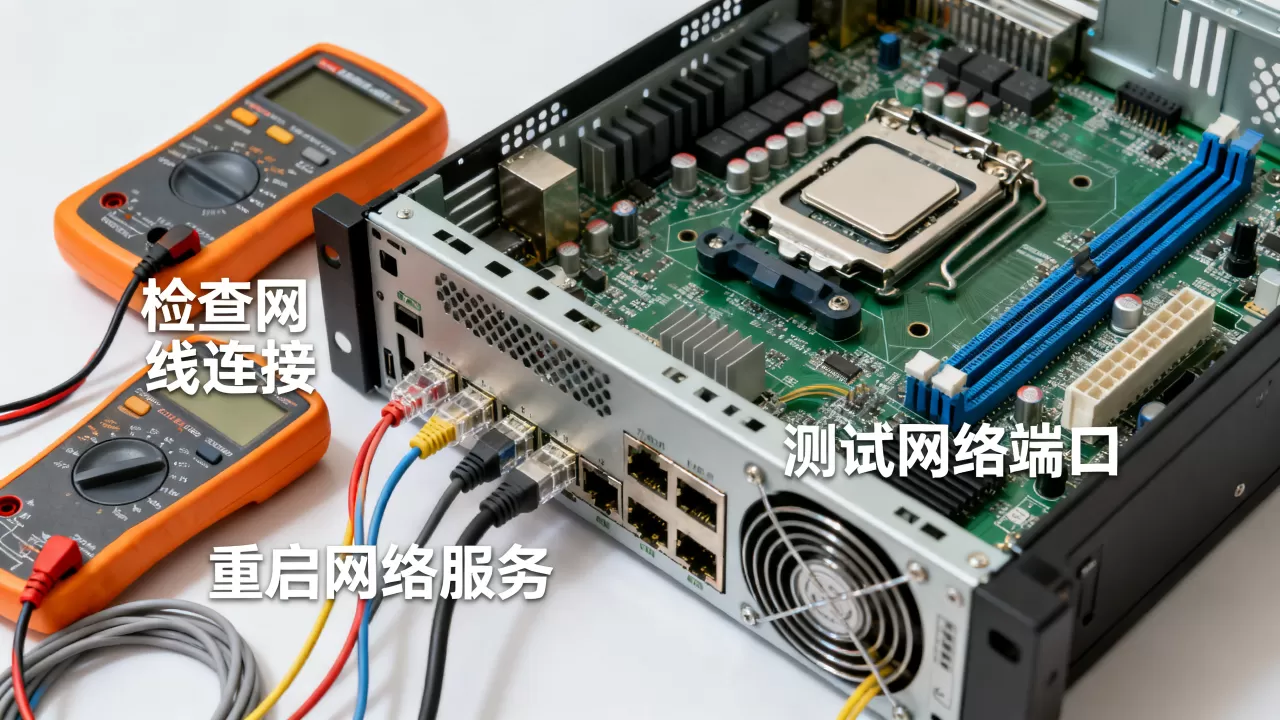 服务器装CPU后无法联网咋办,网络连接故障排查方法有哪些 服务器装CPU后无法联网咋办,网络连接故障排查方法有哪些