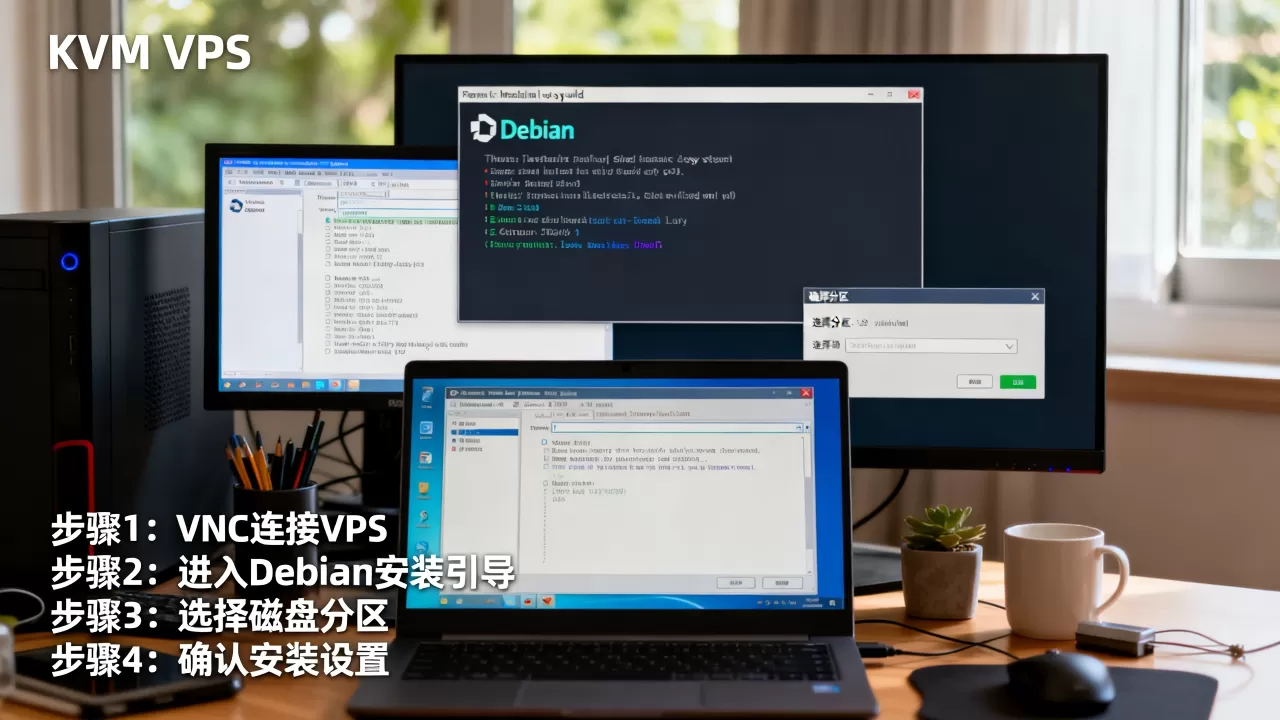 KVM VPS怎么用VNC装Debian系统?,有哪些步骤? KVM VPS怎么用VNC装Debian系统?,有哪些步骤?