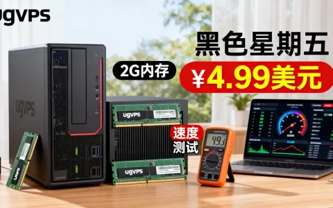 ugvps黑色星期五4.99美元2G内存值不值，速度怎么样？