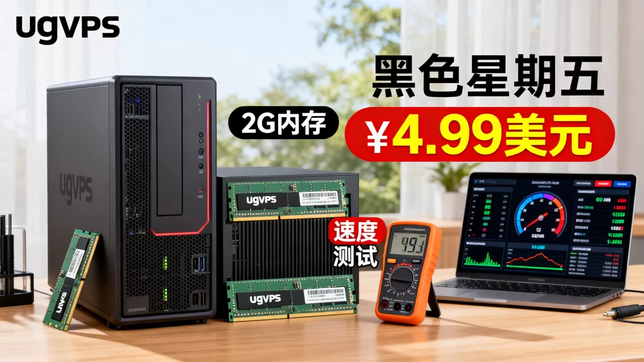 ugvps黑色星期五4.99美元2G内存值不值,速度怎么样? ugvps黑色星期五4.99美元2G内存值不值,速度怎么样?