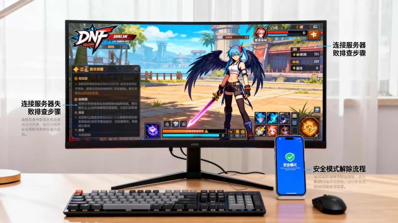 DNF连接服务器一直失败咋办,dnf账号安全模式解除方法 DNF连接服务器一直失败咋办,dnf账号安全模式解除方法