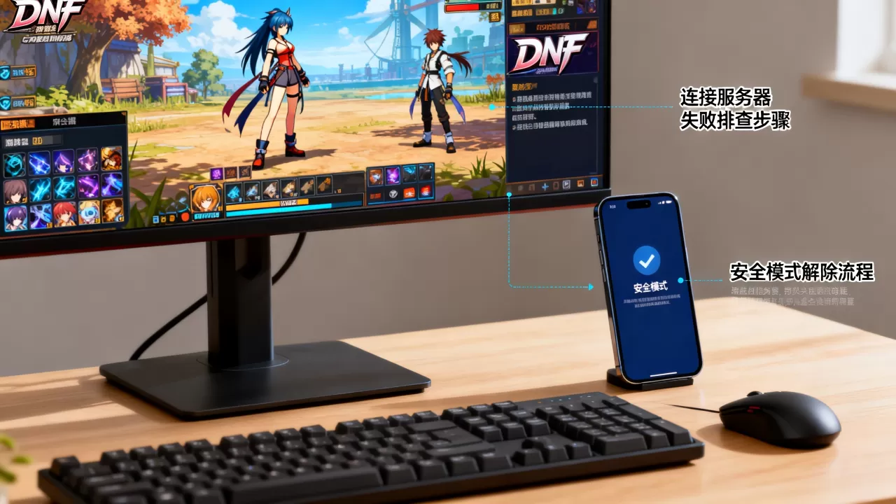 DNF连接服务器一直失败咋办,dnf账号安全模式解除方法 DNF连接服务器一直失败咋办,dnf账号安全模式解除方法