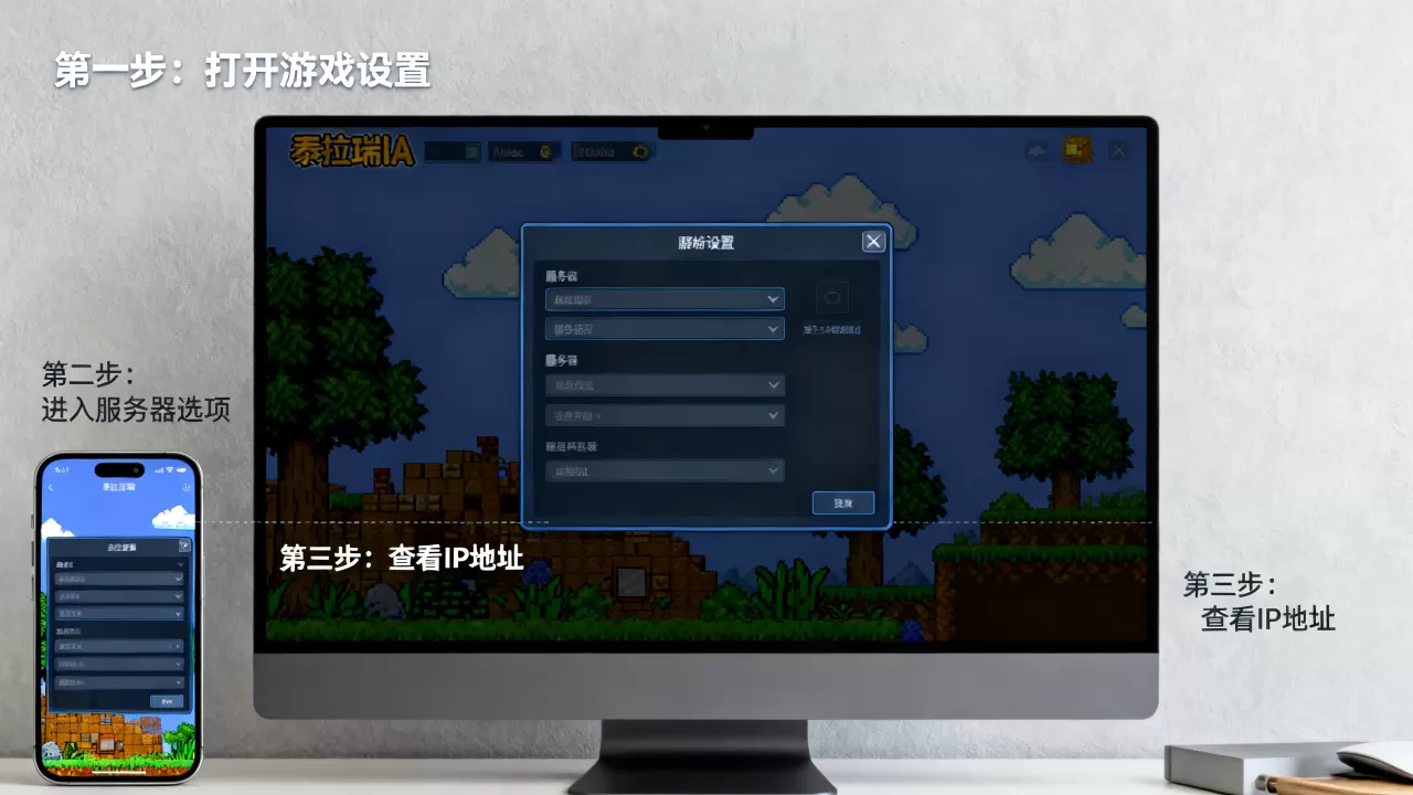 泰拉瑞亚如何查看自己服务器IP?,服务器IP查询方法 泰拉瑞亚如何查看自己服务器IP?,服务器IP查询方法