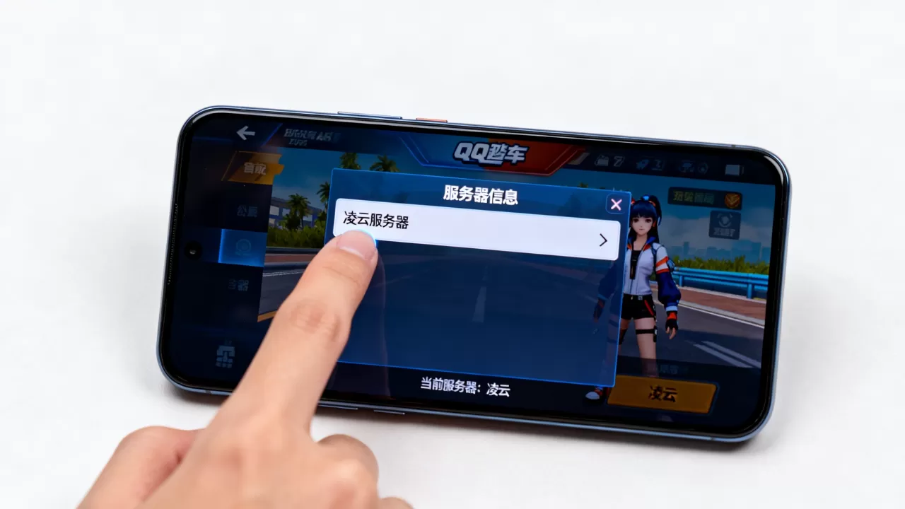 qq飞车手游凌云到底是哪个服务器?,怎么查 qq飞车手游凌云到底是哪个服务器?,怎么查