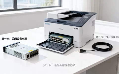 柯美c368怎么样更换服务器，更换服务器详细步骤？