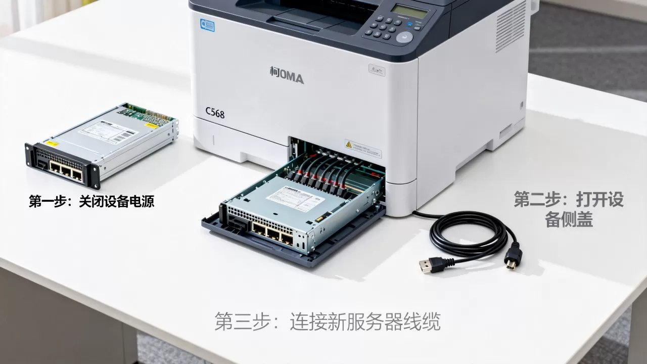 柯美c368怎么样更换服务器,更换服务器详细步骤? 柯美c368怎么样更换服务器,更换服务器详细步骤?