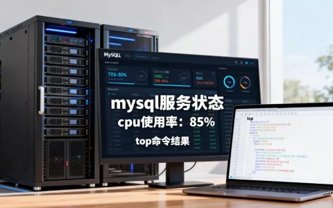 mysql上不了服务器，cpu使用率怎么查？，占用高怎么办