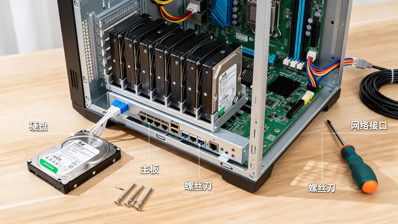 怎么把电脑改成NAS存储服务器,需要什么硬件配置? 怎么把电脑改成NAS存储服务器,需要什么硬件配置?