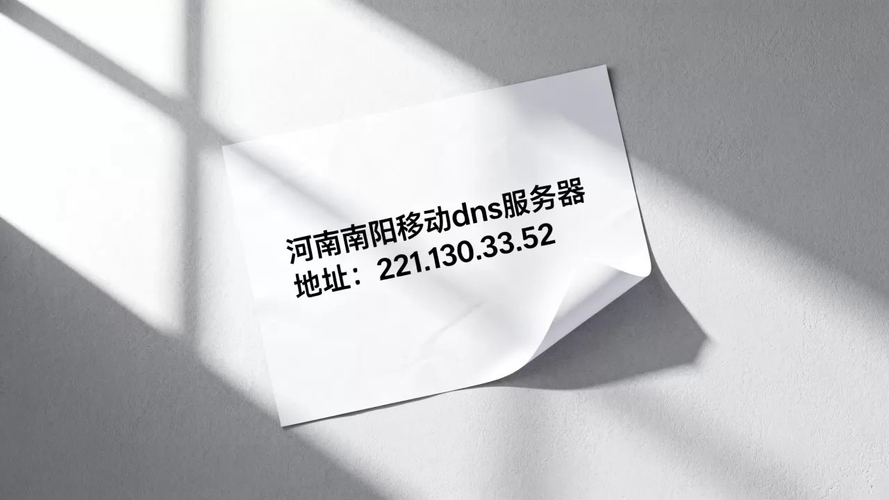 河南南阳移动dns的服务器地址是多少 河南南阳移动dns的服务器地址是多少