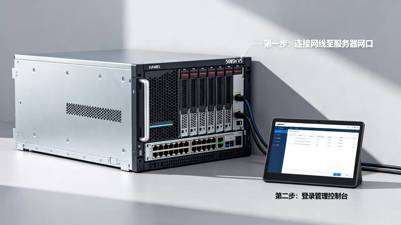 华为5885h v5服务器如何联网,配置步骤是什么? 华为5885h v5服务器如何联网,配置步骤是什么?