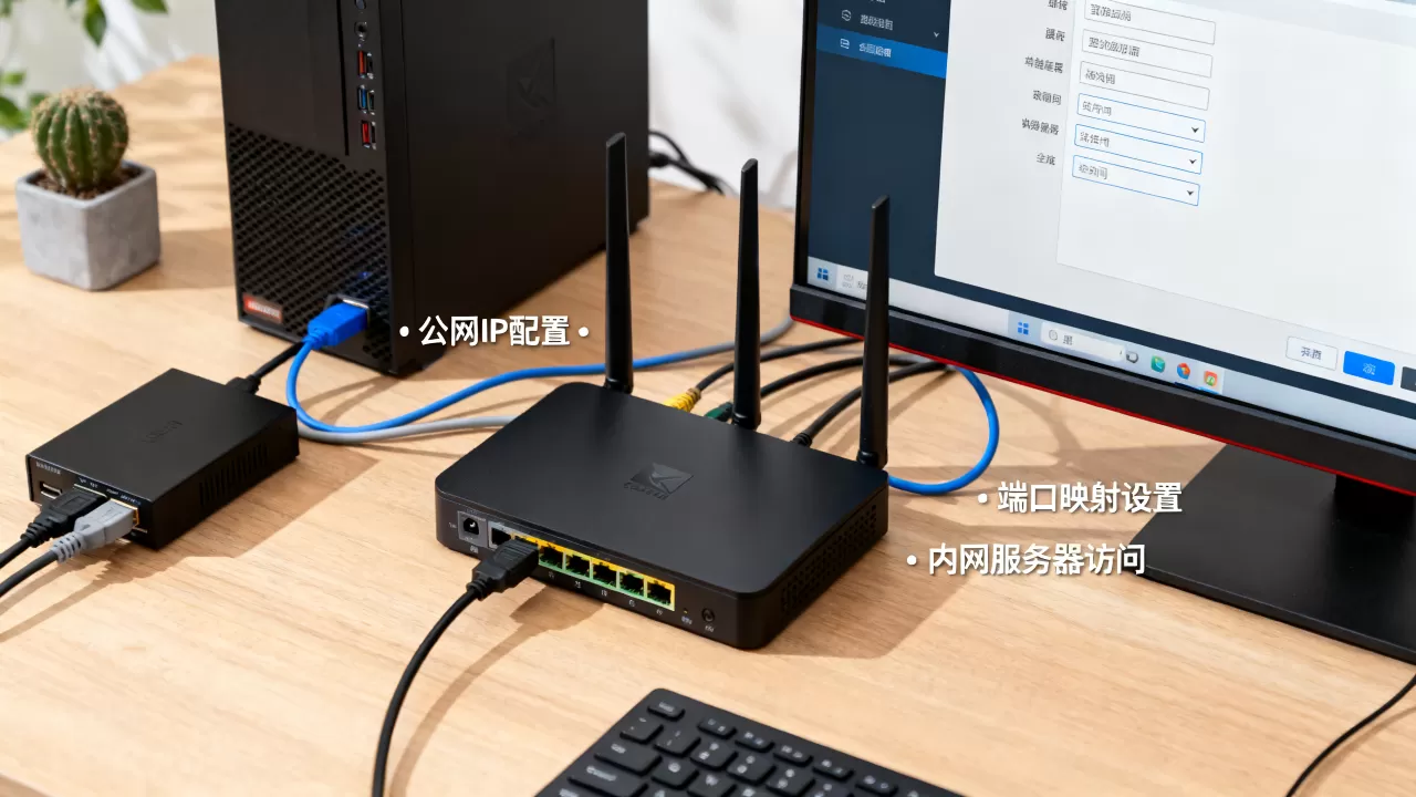 我有公网ip地址怎么能访问内网服务器 我有公网ip地址怎么能访问内网服务器