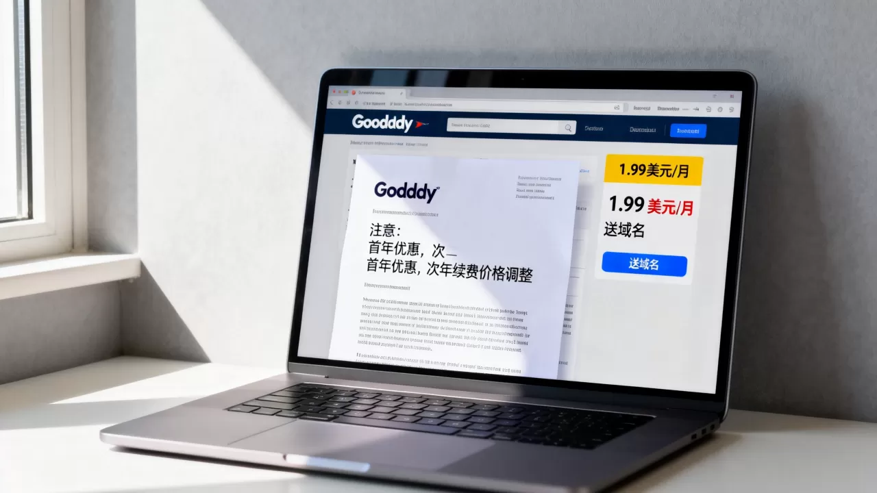 godaddy 1.99美元月付送域名是真是假,有什么坑? godaddy 1.99美元月付送域名是真是假,有什么坑?