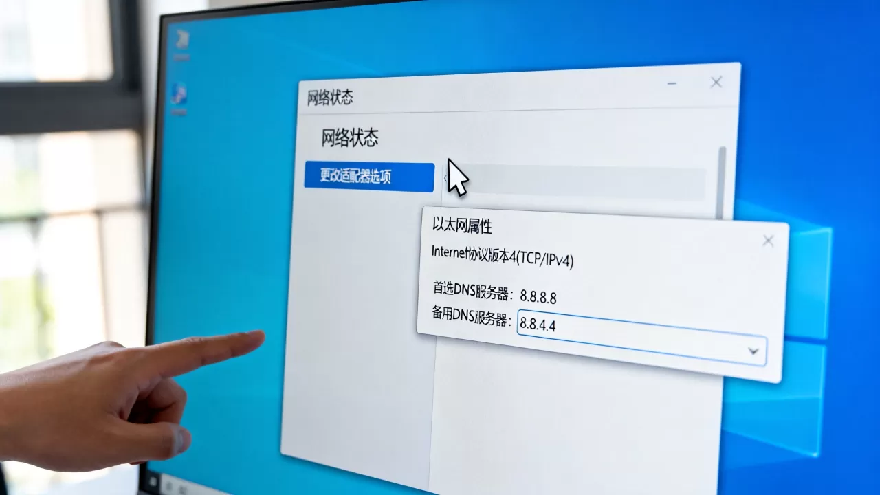 win10系统的DNS服务器地址是多少?怎么修改设置? win10系统的DNS服务器地址是多少?怎么修改设置?