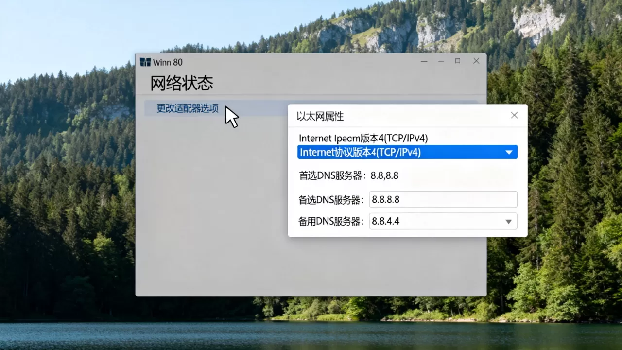 win10系统的DNS服务器地址是多少?怎么修改设置? win10系统的DNS服务器地址是多少?怎么修改设置?