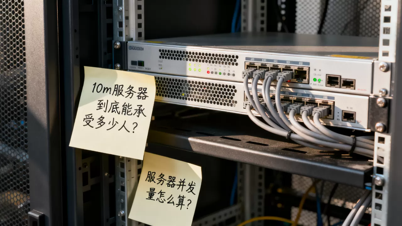 10m服务器到底能承受多少人?,服务器并发量怎么算? 10m服务器到底能承受多少人?,服务器并发量怎么算?