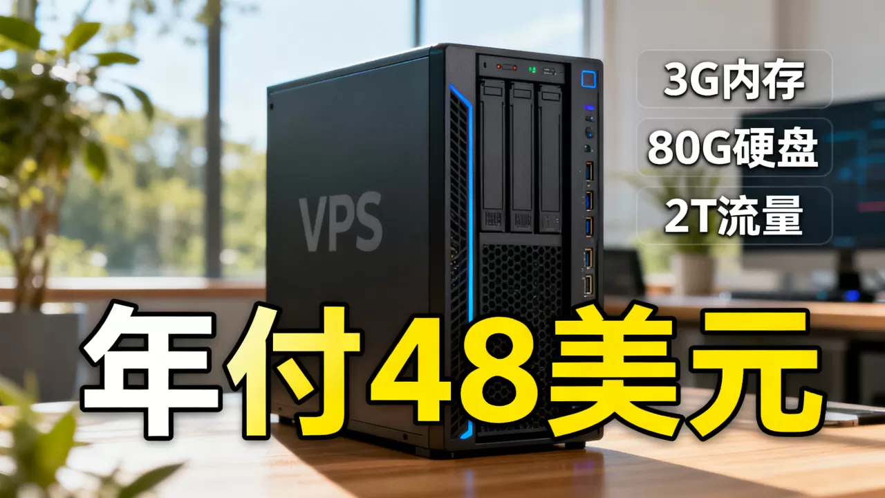 chicagovps 3g内存80g硬盘2T流量年付48美元值得买吗,性价比如何? chicagovps 3g内存80g硬盘2T流量年付48美元值得买吗,性价比如何?