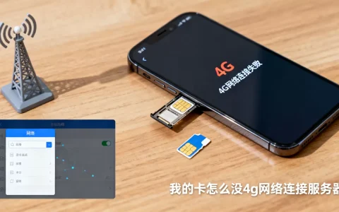 我的卡怎么没4g网络连接服务器