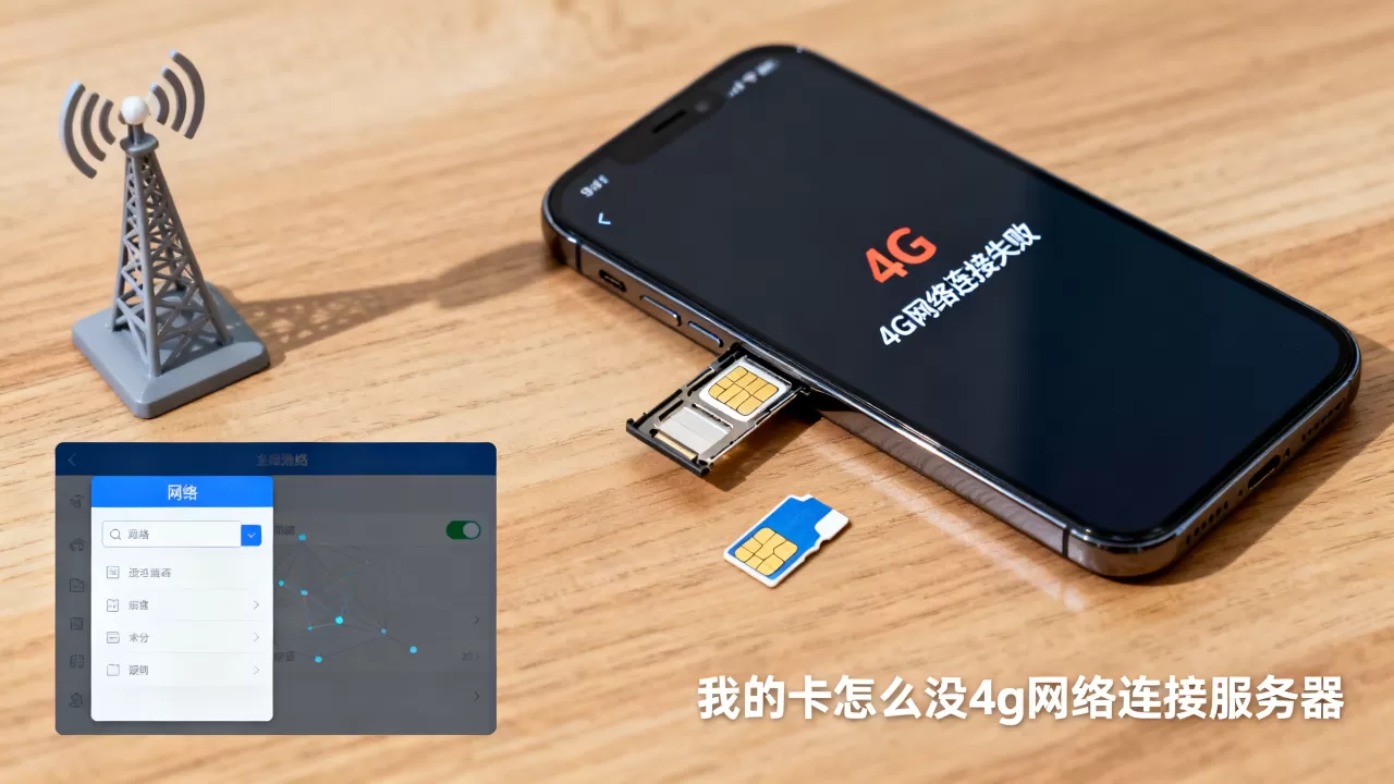 我的卡怎么没4g网络连接服务器 我的卡怎么没4g网络连接服务器