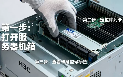 h3c服务器如何查看阵列卡型号？具体步骤是什么？