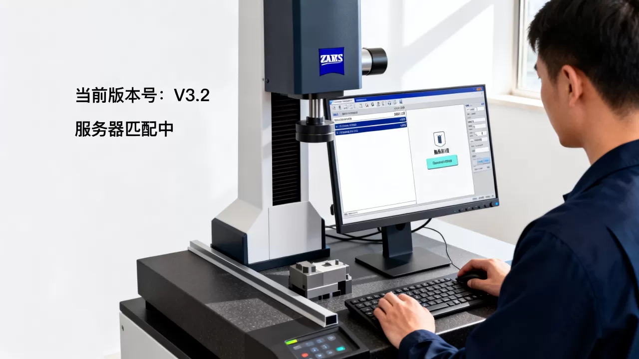 蔡司cmm怎么降低程序版本号与服务器不符 蔡司cmm怎么降低程序版本号与服务器不符