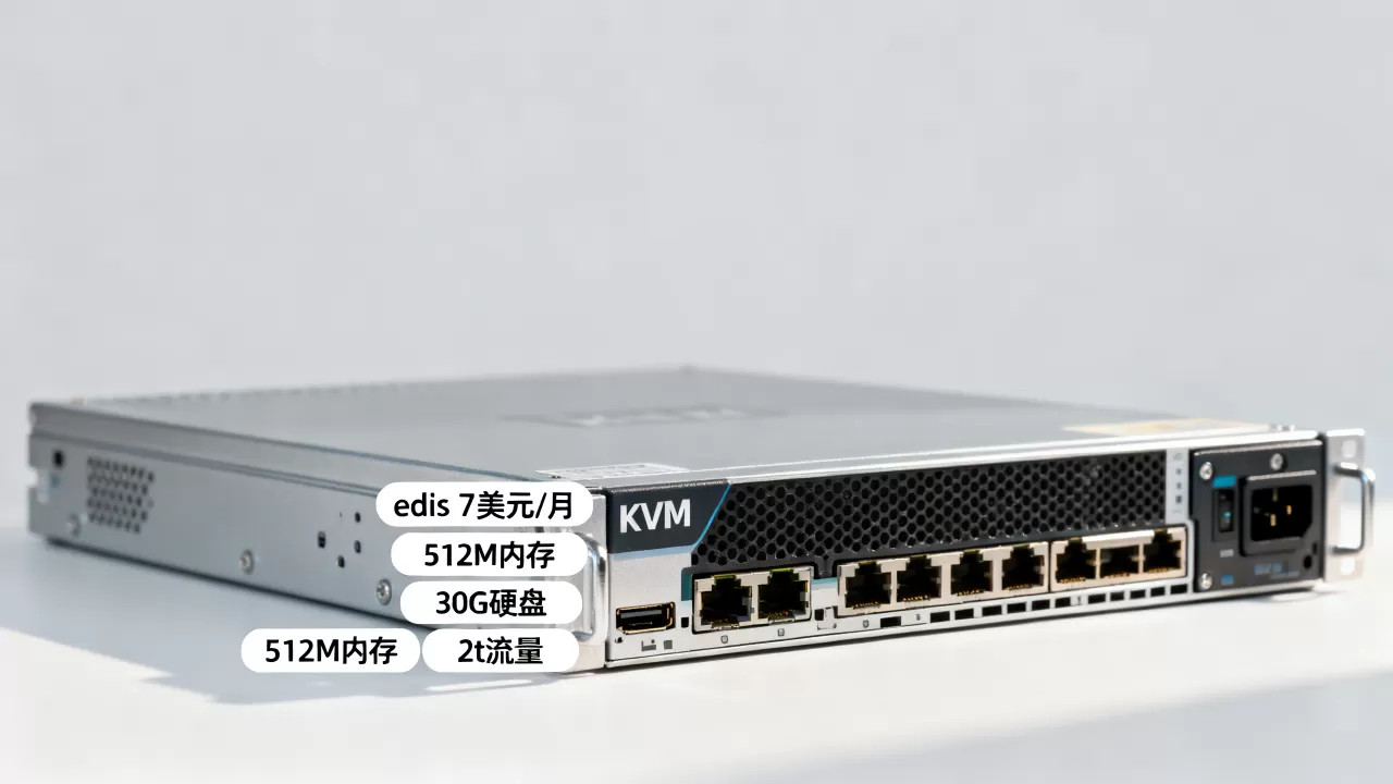 edis 7美元/月KVM/512M内存/30G硬盘/2t流量 edis 7美元/月KVM/512M内存/30G硬盘/2t流量