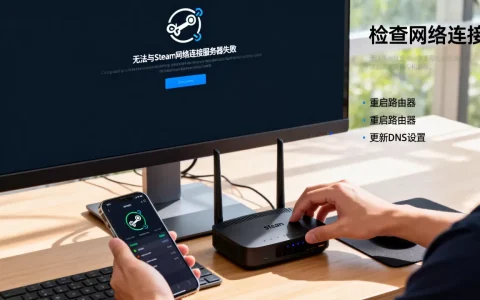 无法与steam网络连接服务器失败怎么办