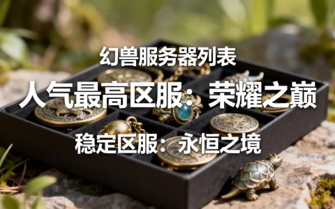 幻兽官方服务器有哪些,哪个区服人气最高最稳定？
