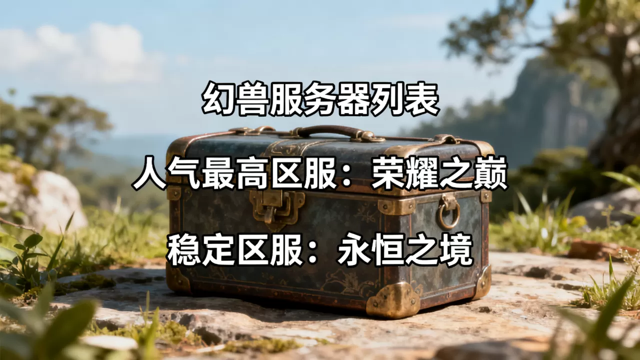 幻兽官方服务器有哪些,哪个区服人气最高最稳定? 幻兽官方服务器有哪些,哪个区服人气最高最稳定?