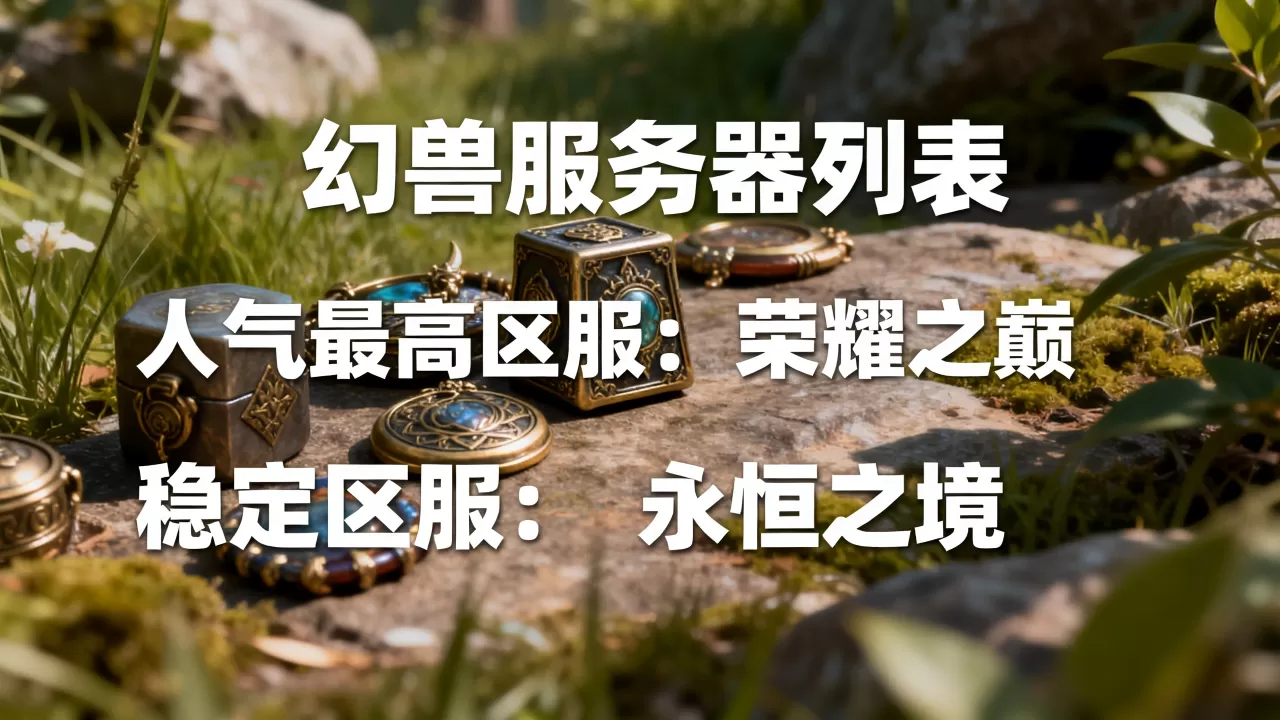 幻兽官方服务器有哪些,哪个区服人气最高最稳定? 幻兽官方服务器有哪些,哪个区服人气最高最稳定?