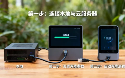 本地服务器与云服务器如何互相克隆，具体步骤是什么？