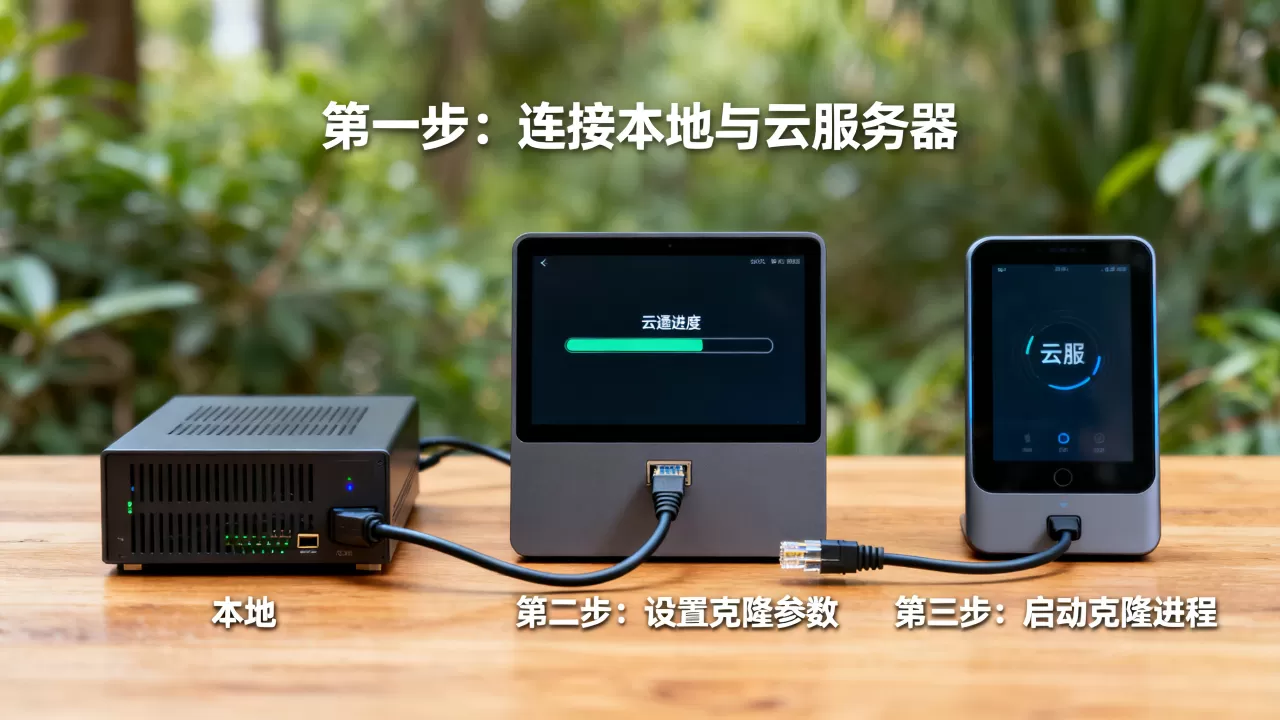 本地服务器与云服务器如何互相克隆,具体步骤是什么? 本地服务器与云服务器如何互相克隆,具体步骤是什么?