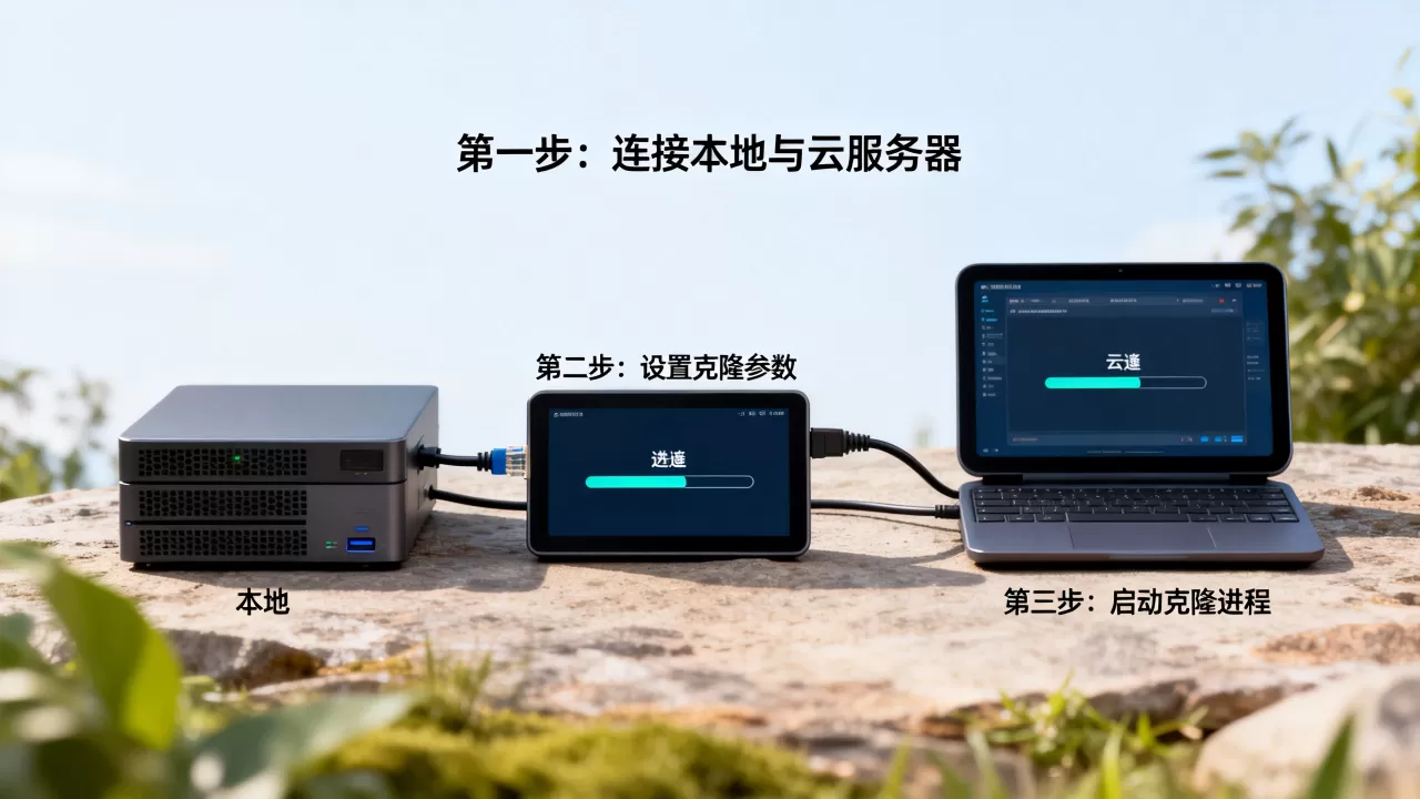 本地服务器与云服务器如何互相克隆,具体步骤是什么? 本地服务器与云服务器如何互相克隆,具体步骤是什么?