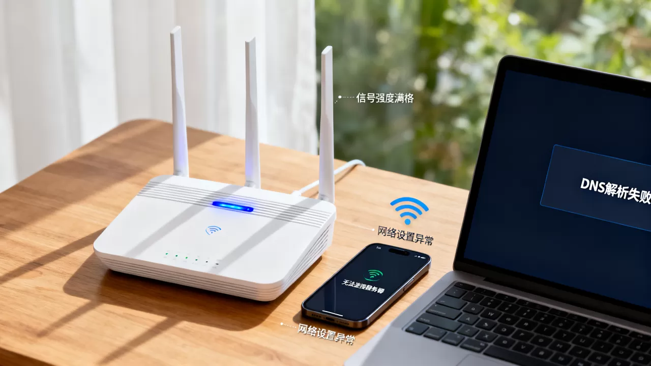 为什么有wifi却连不上服务器,是什么原因导致的? 为什么有wifi却连不上服务器,是什么原因导致的?