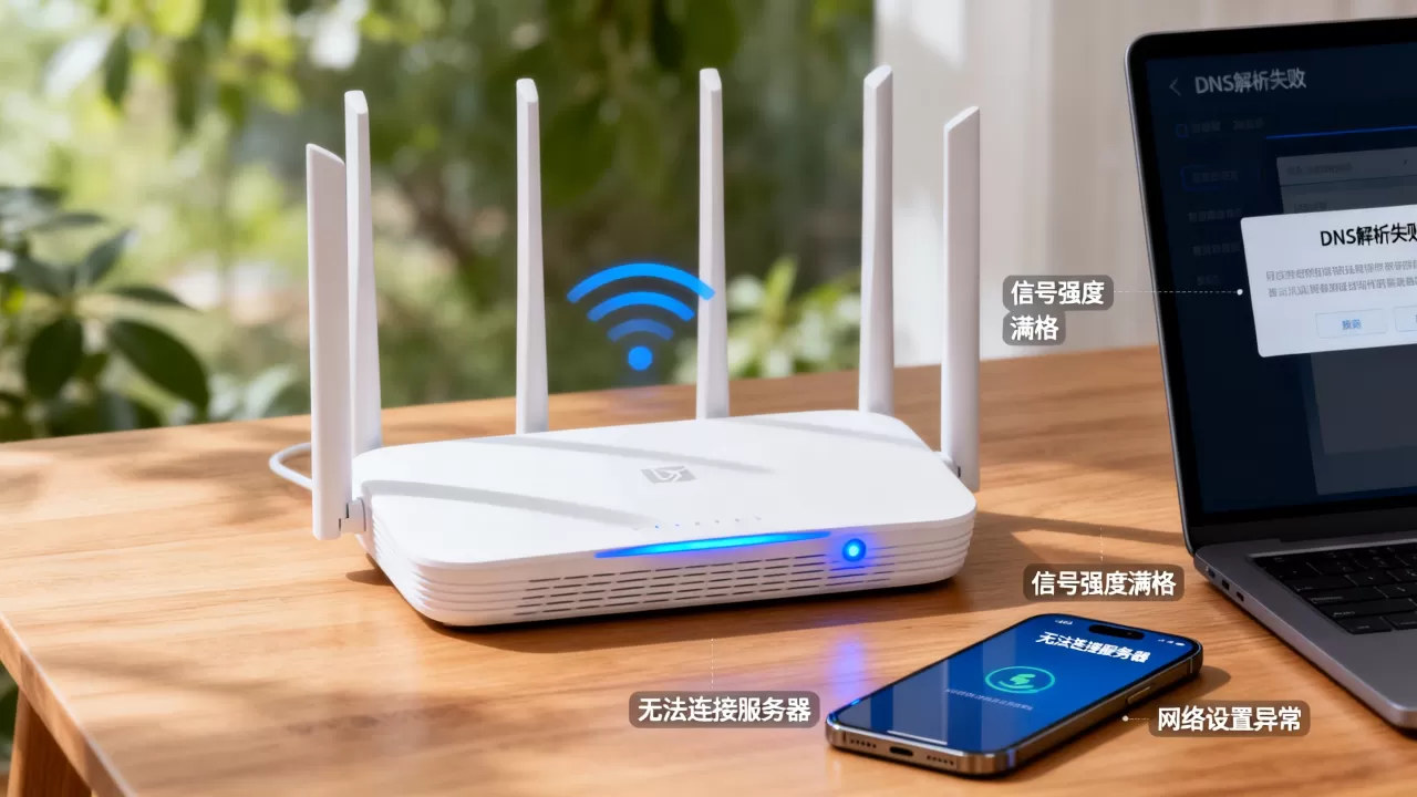 为什么有wifi却连不上服务器,是什么原因导致的? 为什么有wifi却连不上服务器,是什么原因导致的?