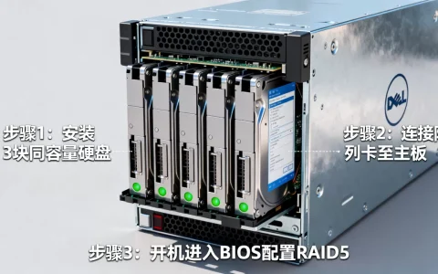 戴尔r720服务器如何做raid5，RAID5怎么配置？