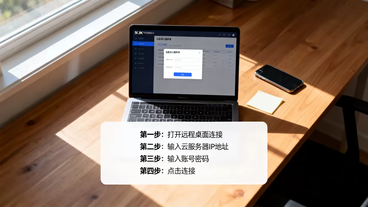 笔记本电脑如何远程连接云服务器,操作步骤有哪些? 笔记本电脑如何远程连接云服务器,操作步骤有哪些?
