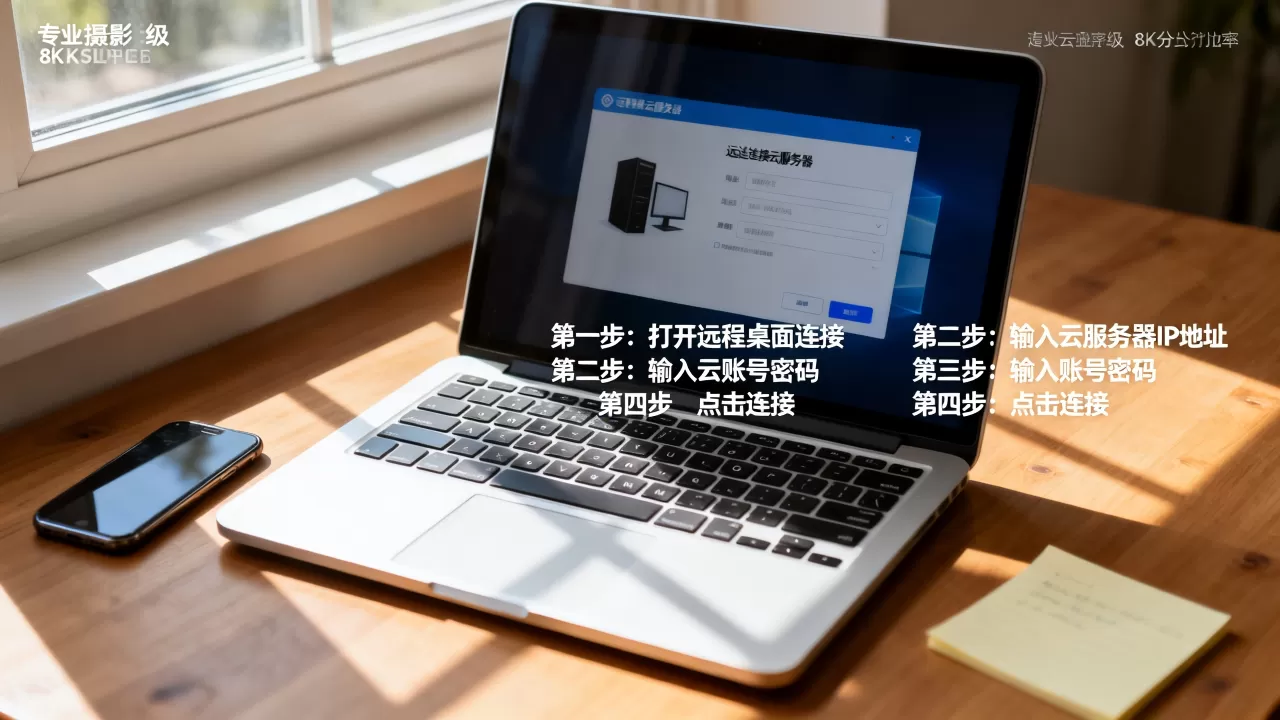 笔记本电脑如何远程连接云服务器,操作步骤有哪些? 笔记本电脑如何远程连接云服务器,操作步骤有哪些?