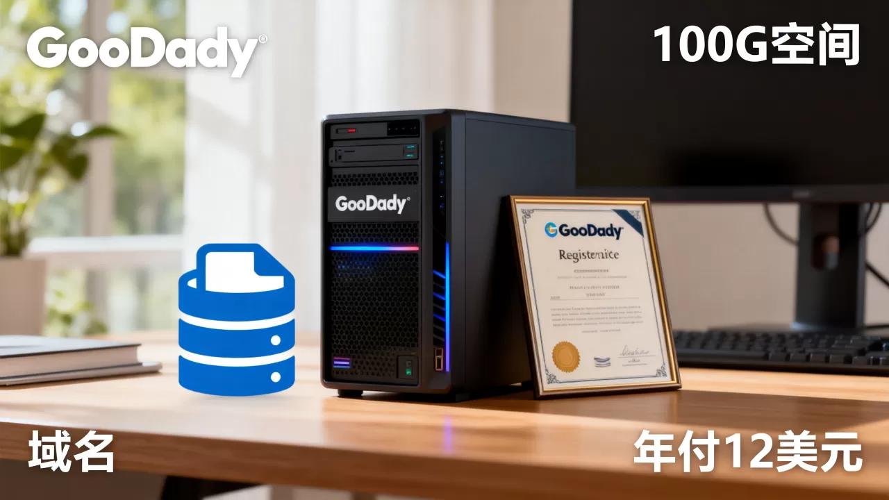 GoDaddy年付12美元空间划算吗,100G空间和一个域名值吗? GoDaddy年付12美元空间划算吗,100G空间和一个域名值吗?