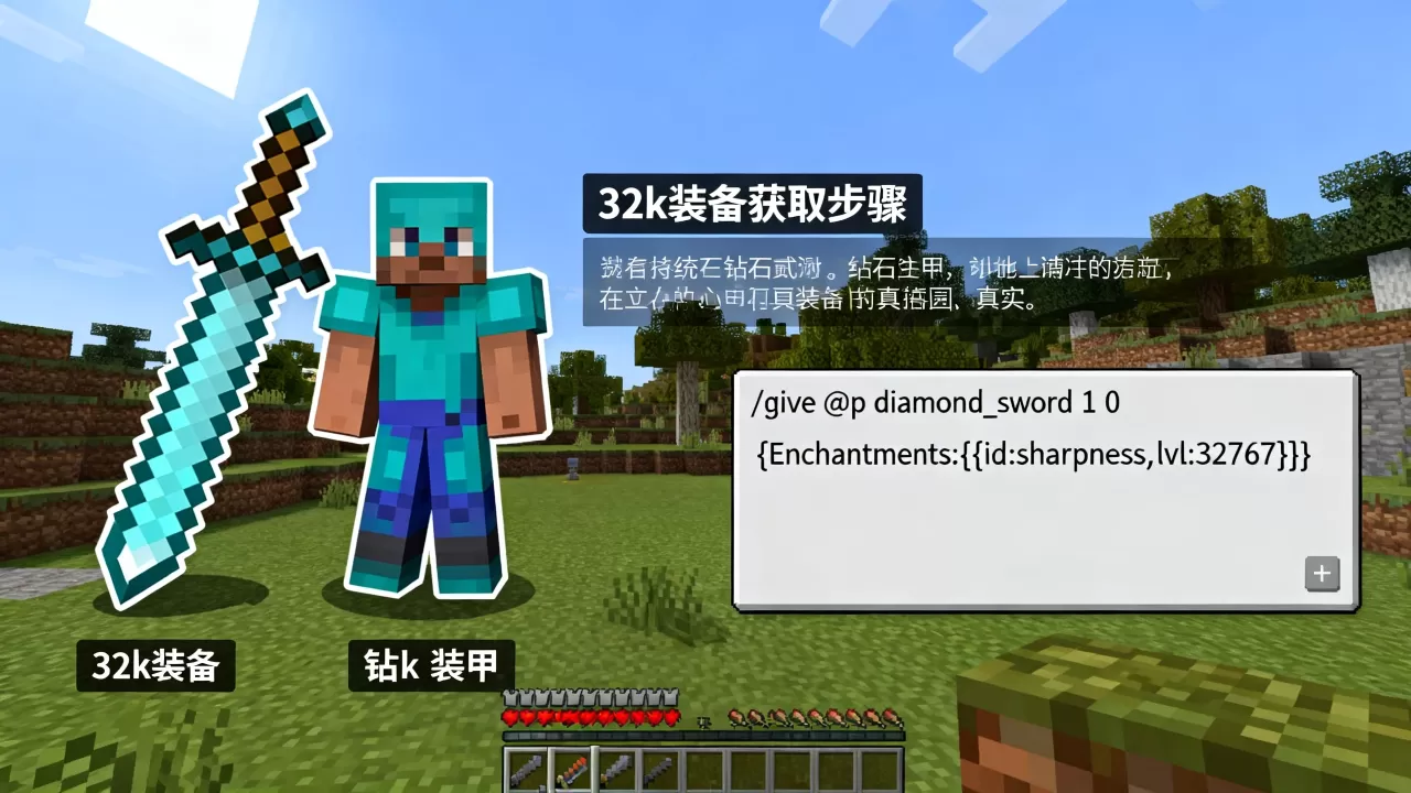 我的世界服务器里怎么获得32k装备,32k指令是什么 我的世界服务器里怎么获得32k装备,32k指令是什么