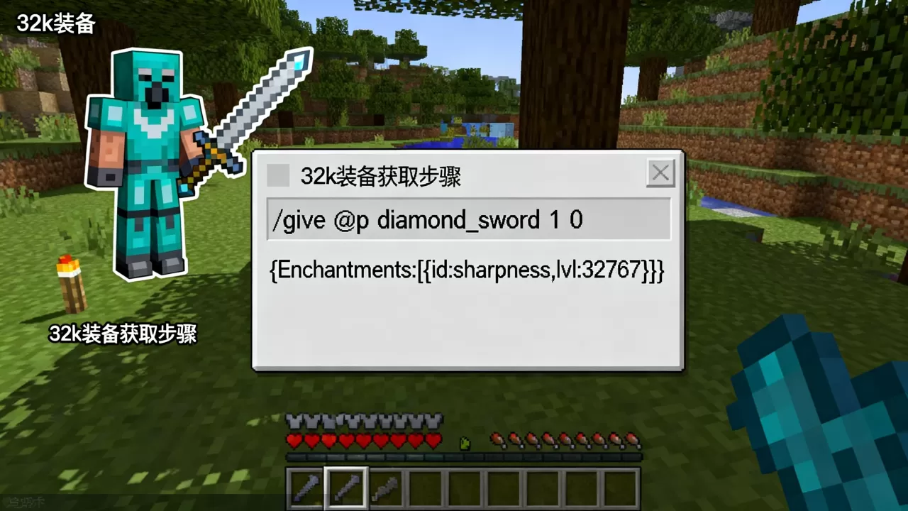 我的世界服务器里怎么获得32k装备,32k指令是什么 我的世界服务器里怎么获得32k装备,32k指令是什么