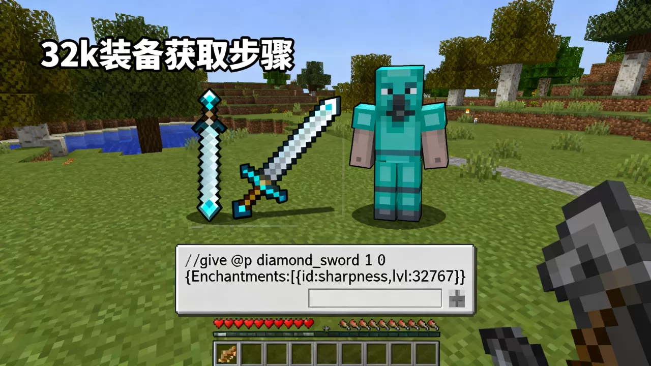 我的世界服务器里怎么获得32k装备,32k指令是什么 我的世界服务器里怎么获得32k装备,32k指令是什么