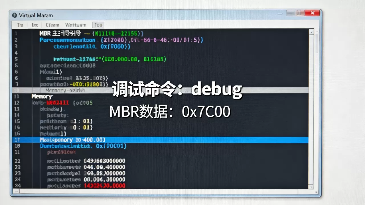 虚拟机中如何调试MBR主引导记录,MBR调试方法有哪些? 虚拟机中如何调试MBR主引导记录,MBR调试方法有哪些?