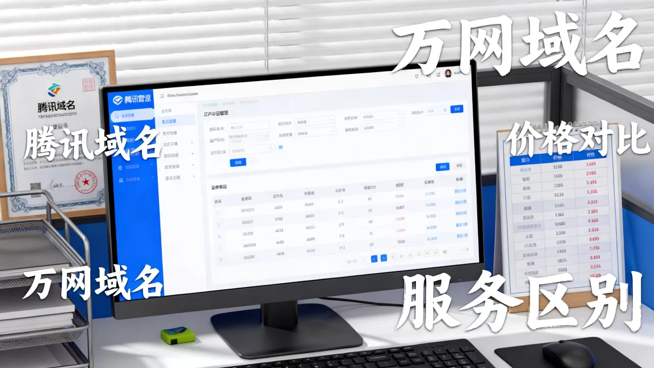 腾讯域名和万网域名哪个更好?价格服务区别大吗? 腾讯域名和万网域名哪个更好?价格服务区别大吗?