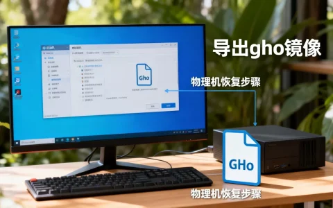 虚拟机如何导出gho镜像，物理机恢复怎么弄？