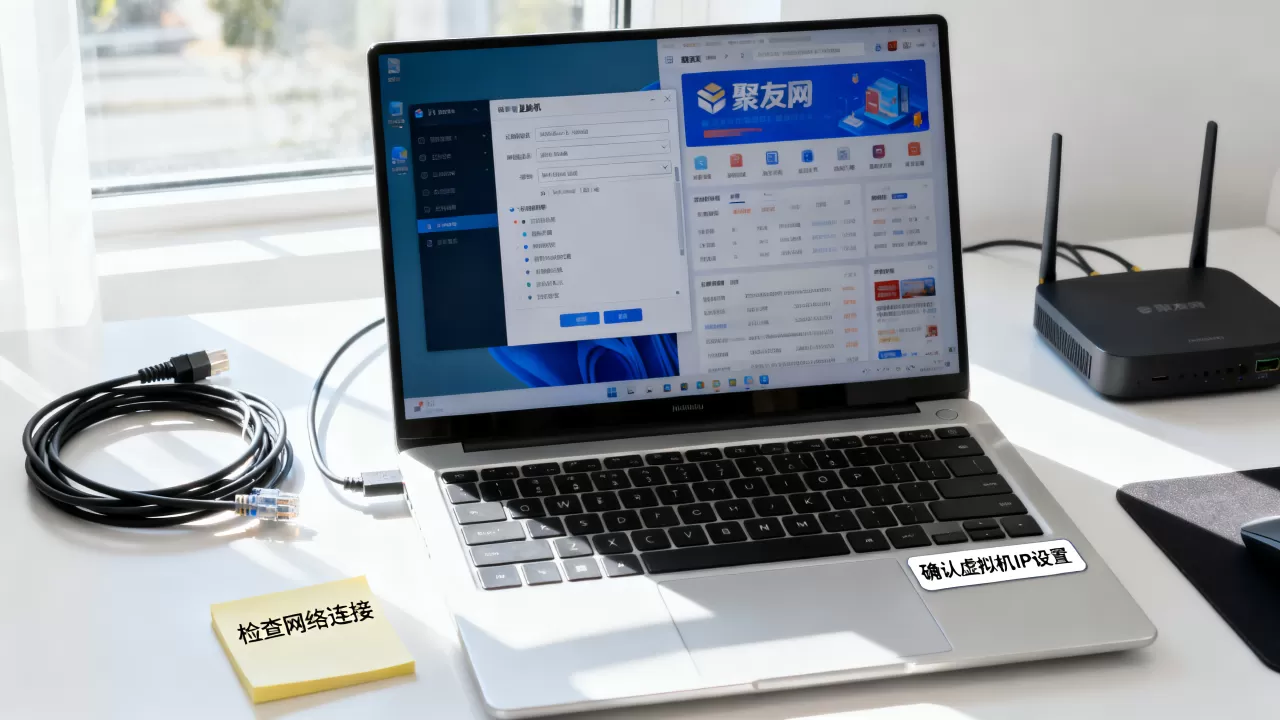 虚拟机网络怎么设置才能打开聚友网,聚友网连不上怎么办 虚拟机网络怎么设置才能打开聚友网,聚友网连不上怎么办