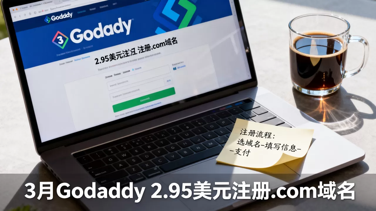 3月godaddy2.95美元注册com域名靠谱吗,怎么弄? 3月godaddy2.95美元注册com域名靠谱吗,怎么弄?