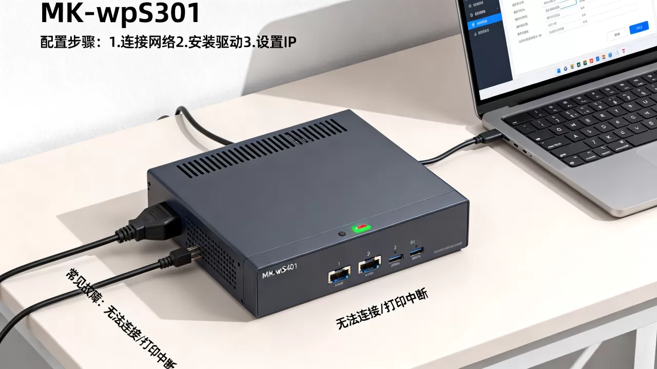 MK-wpS401打印机服务器如何配置,常见故障解决方法? MK-wpS401打印机服务器如何配置,常见故障解决方法?